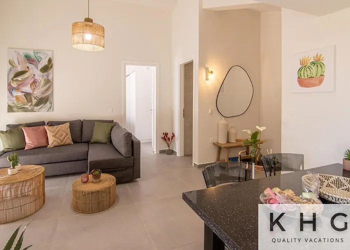 Апартаменты Platea Complex! Myrtos 1 Bed Apartment, Fteri Open Plan Studio! *