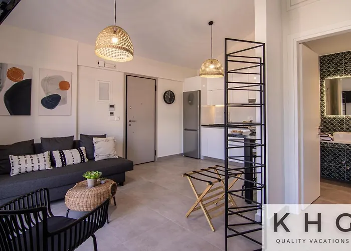 Platea Complex! Myrtos 1 Bed Apartment, Fteri Open Plan Studio! Апартаменты Аргостолион