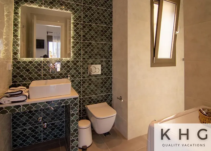 Апартаменты Platea Complex! Myrtos 1 Bed Apartment, Fteri Open Plan Studio!